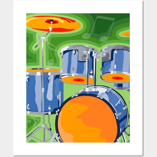 Drums Wall Art by MonkeyMade